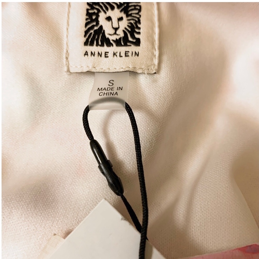 Anne Klein Short Flutter Sleeve Sash Dress Size Small - Picture 5 of 7